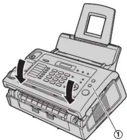 PANASONIC KX-FL421 - Wenn sich das Aufzeichnungspapier an der Papierausgabe staut - 7