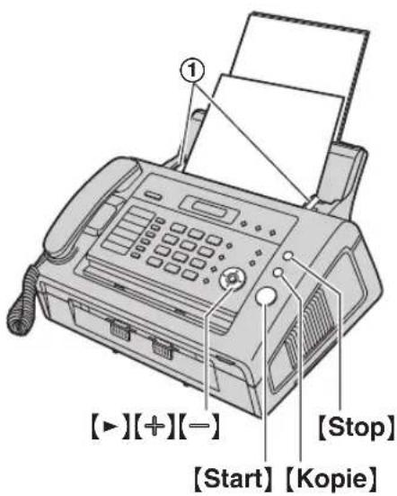 PANASONIC KX-FL421 - Erstellen einer Kopie - 1