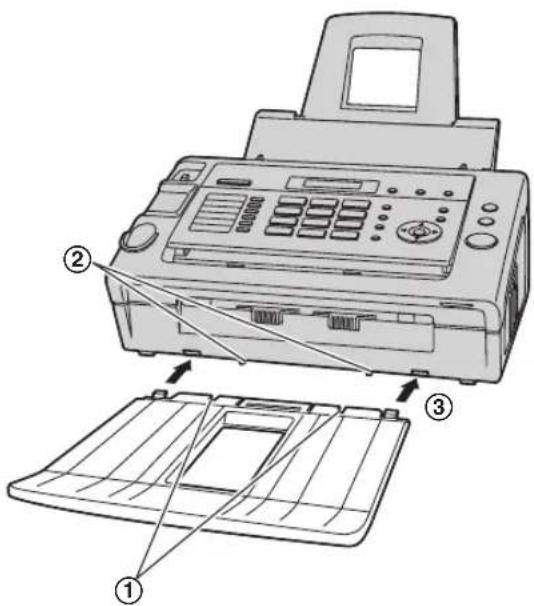 PANASONIC KX-FL421 - Papierablage - 1