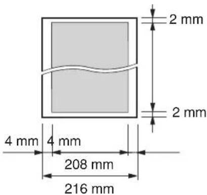 PANASONIC KX-FC255G - Effektive Scanfläche - 1