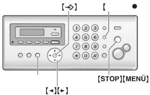 PANASONIC KX-FC255G - Ihre Faxnummer - 1