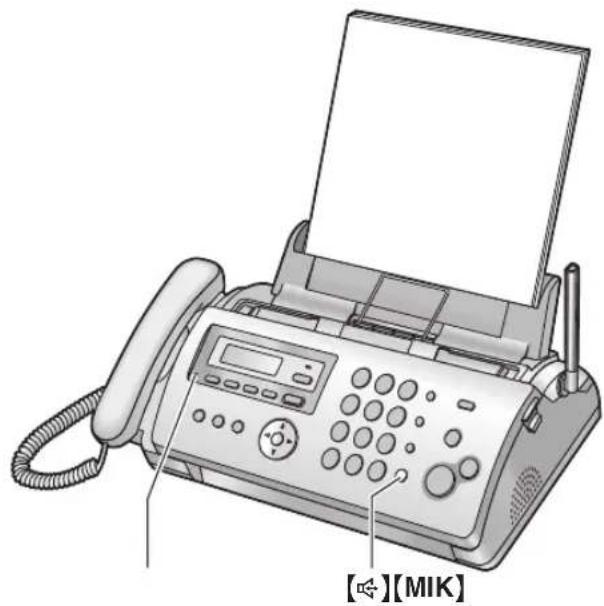 PANASONIC KX-FC255G - Mit dem Basisgerät - 1