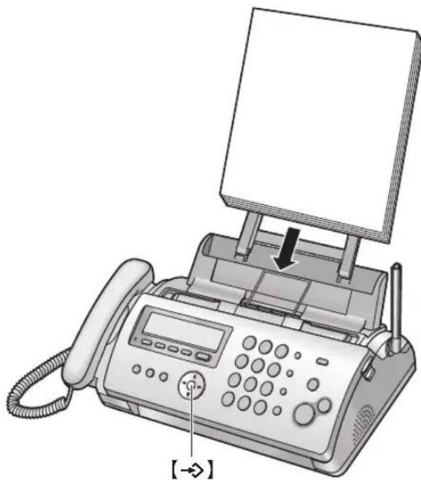 PANASONIC KX-FC255G - Wenn das Aufzeichnungspapier nicht einwandfrei vom Gerät eingezogen wird - 1