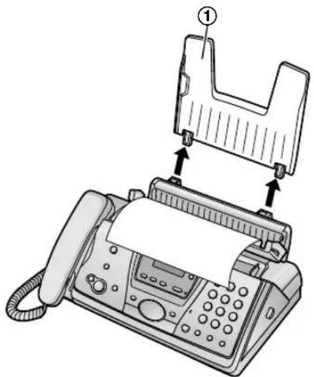 PANASONIC KX-FC245E - When the recording paper has jammed in the unit - 2