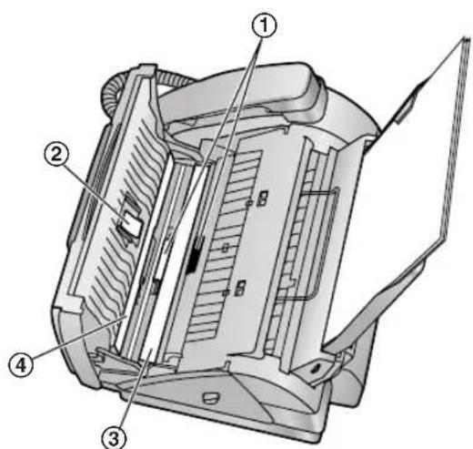 PANASONIC KX-FC245E - Document feeder / scanner glass cleaning - 2