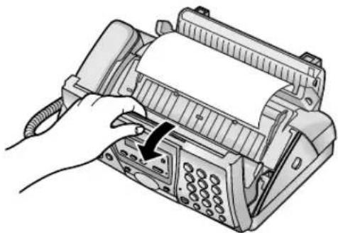 PANASONIC KX-FC245E - When the recording paper has jammed in the unit - 3
