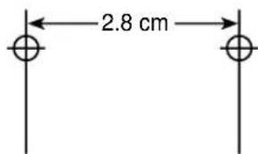PANASONIC KX-FC245E - Wall template for charger - 1