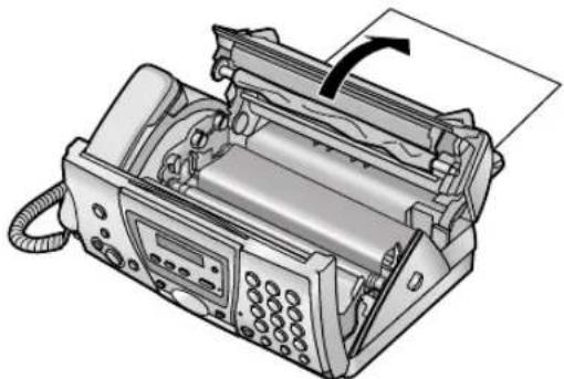 PANASONIC KX-FC245E - When the recording paper has jammed in the unit - 5