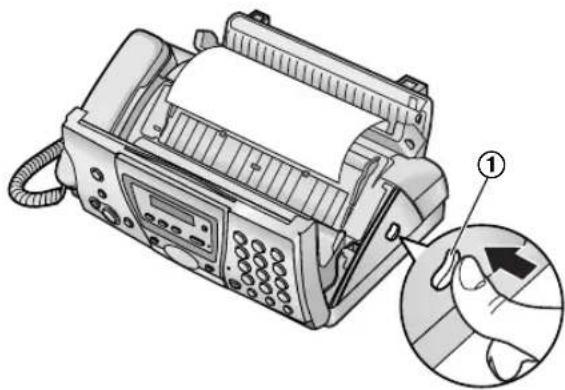 PANASONIC KX-FC245E - When the recording paper has jammed in the unit - 4