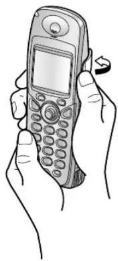 PANASONIC KX-FC245E - Using the belt clip - 2