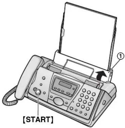 PANASONIC KX-FC245E - When the recording paper was not fed into the unit properly - 2