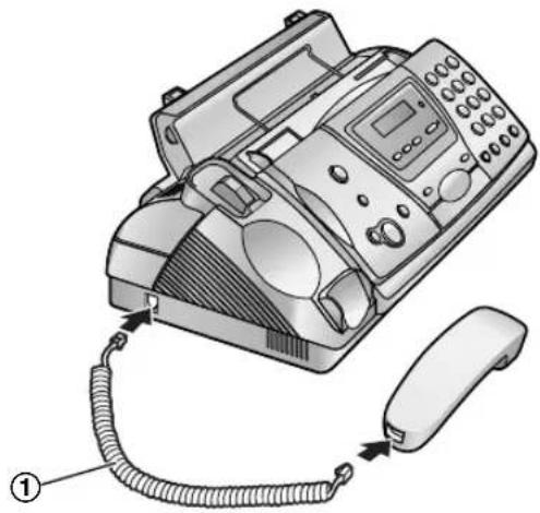 PANASONIC KX-FC245E - Handset cord - 1