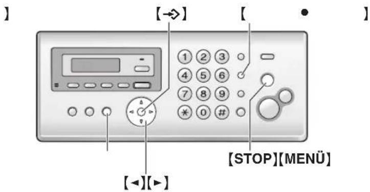 PANASONIC KX-FC225G - Ihre Faxnummer - 1