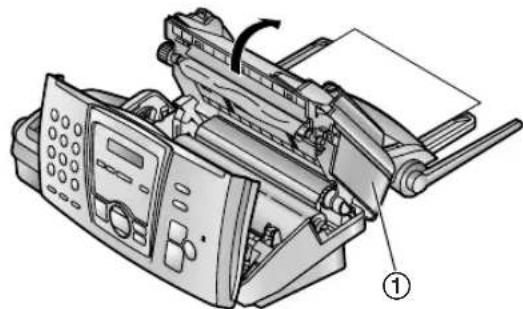 PANASONIC KX-FC195GG - Wenn sich das Aufzeichnungspapier im Gerät staut - 3