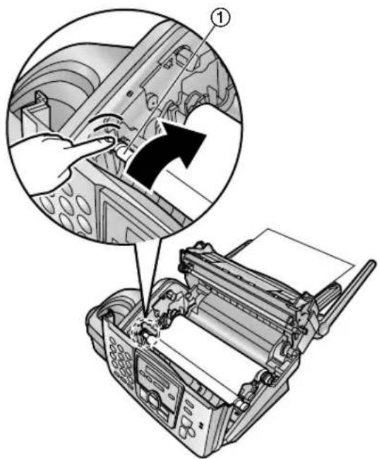 PANASONIC KX-FC195GG - Wenn sich das Aufzeichnungspapier im Gerät staut - 5