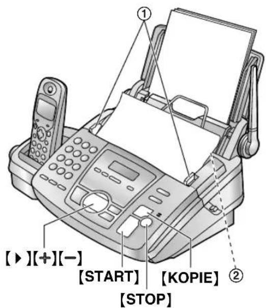 PANASONIC KX-FC195GG - Erstellen einer Kopie - 1