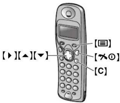 PANASONIC KX-FC195GG - Einstellung von Uhrzeit und Datum am Hörer - 1
