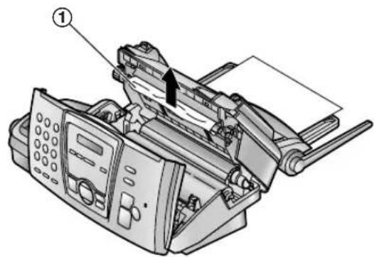 PANASONIC KX-FC195GG - Wenn sich das Aufzeichnungspapier im Gerät staut - 4