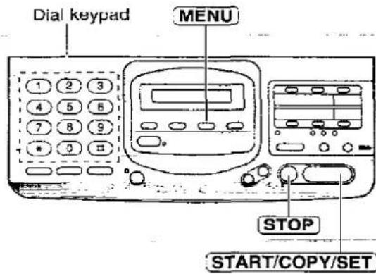 PANASONIC KX-F2780EB - Note: - 1