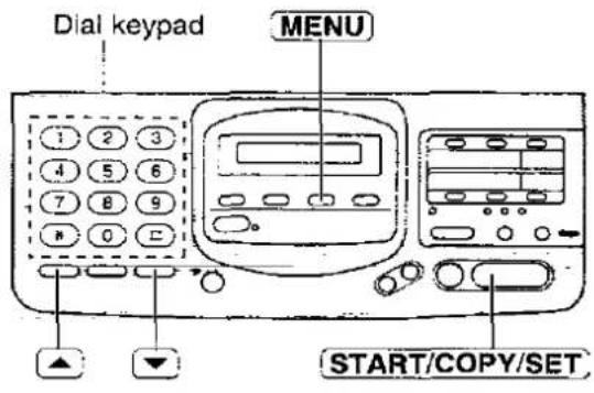 PANASONIC KX-F2780EB - Changing the setting of the AUTO RECEIVE mode - 2