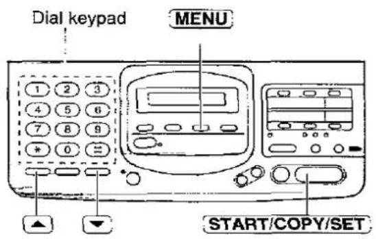 PANASONIC KX-F2780EB - Changing the setting of the MANUAL RECEIVE mode - 2