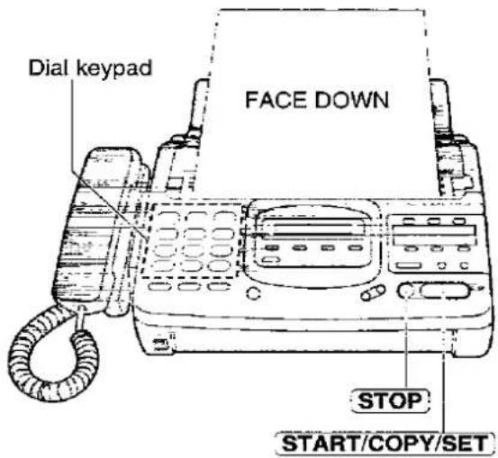 PANASONIC KX-F2780EB - Fax auto redial - 1
