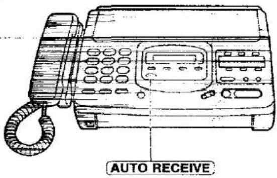 PANASONIC KX-F2780EB - Setting up the unit for fax reception - 1