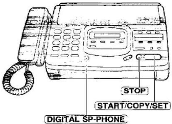 PANASONIC KX-F2780EB - Receiving fax documents manually - 1