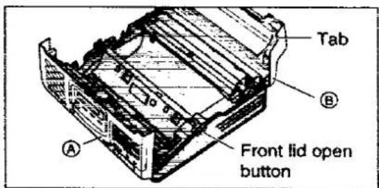 PANASONIC KX-F2780EB - Connect the handset cord. - 2