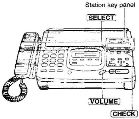PANASONIC KX-F2780EB - Checking greeting messages - 1