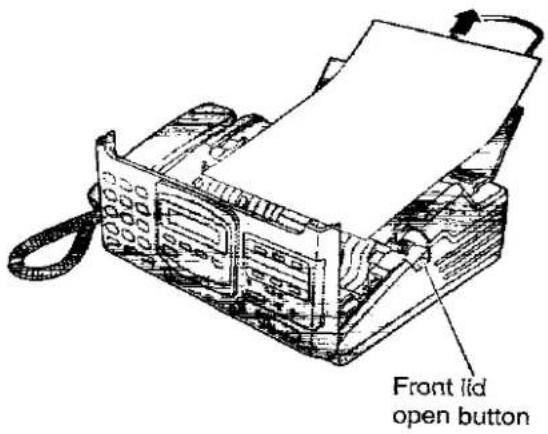 PANASONIC KX-F2780EB - Clearing a document jam - 1