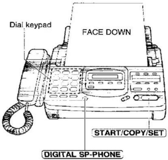 PANASONIC KX-F2780EB - Note: - 1