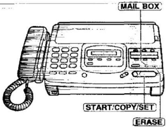 PANASONIC KX-F2780EB - Erasing all messages in a mailbox - 1