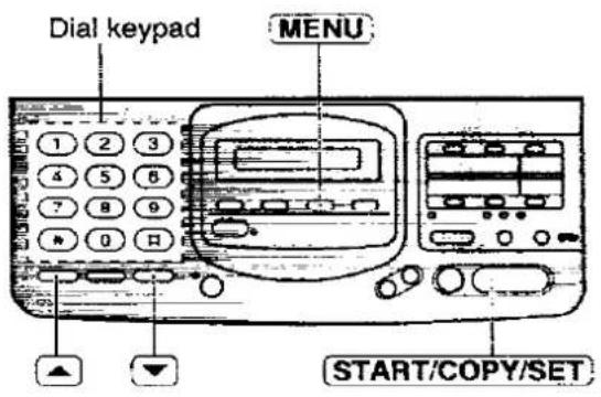 PANASONIC KX-F2780EB - Setting the TEL/FAX mode ring count - 2