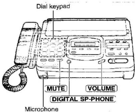 PANASONIC KX-F2780EB - Making voice calls - 1