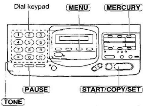 PANASONIC KX-F2780EB - For Mercury PIN Codes Service customers—Programming the MERCURY button with your PIN Code \_\_\_\_ - 2