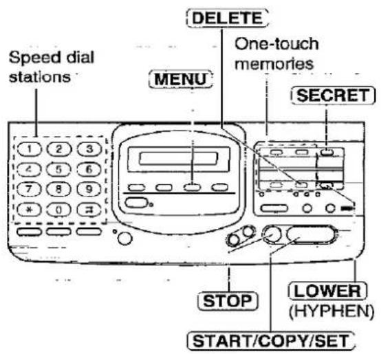 PANASONIC KX-F2780EB - Storing phone numbers for automatic dialling - 1