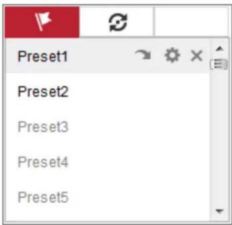 Hikvision DS-2CD4026FWD/P-L - - Setting a Preset: - 1