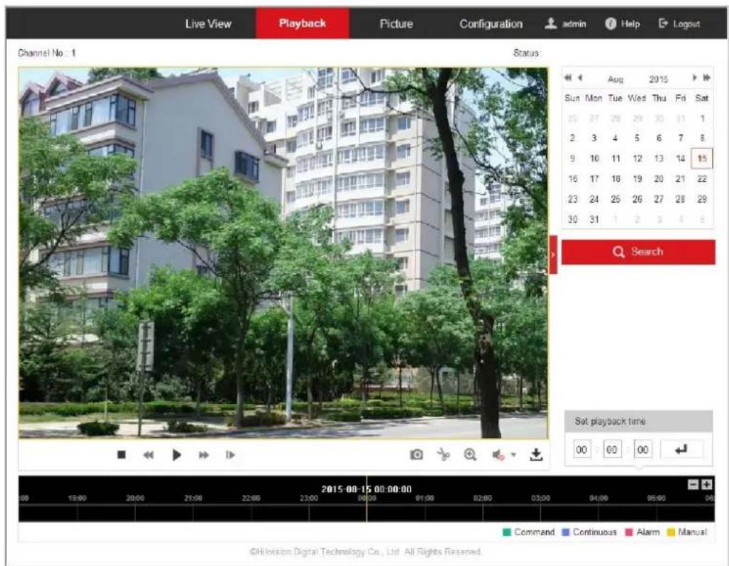 Hikvision DS-2DY3320IW-DE - Playback - 1
