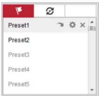 Hikvision HWI-D620H-V - - Calling a Preset: - 1