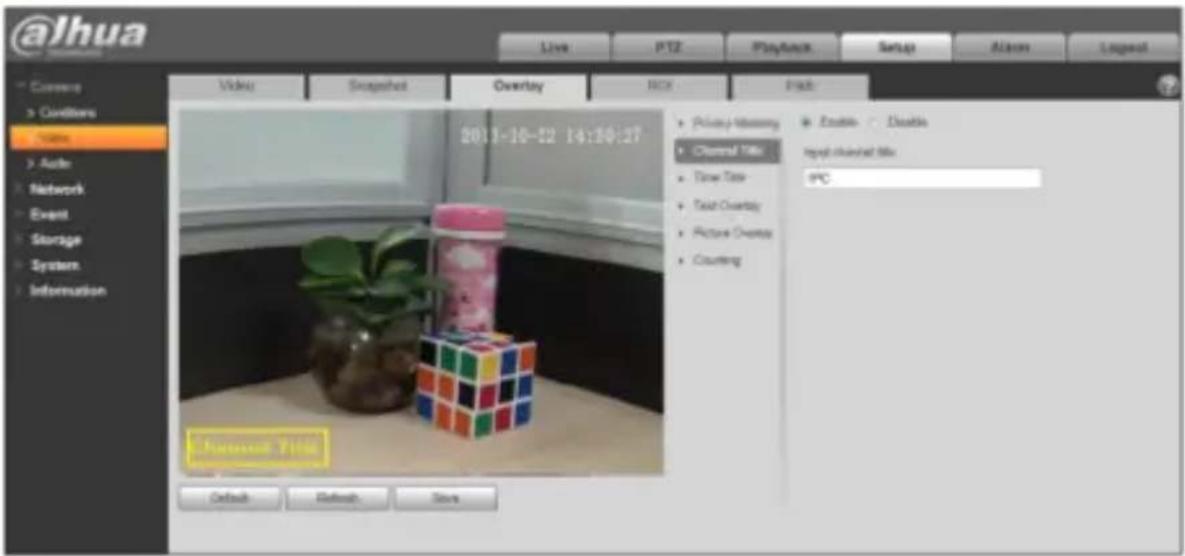 Dahua Technology Eco-savvy 3.0 IPC-HFW4431EP-SE - Video Overlay - 2