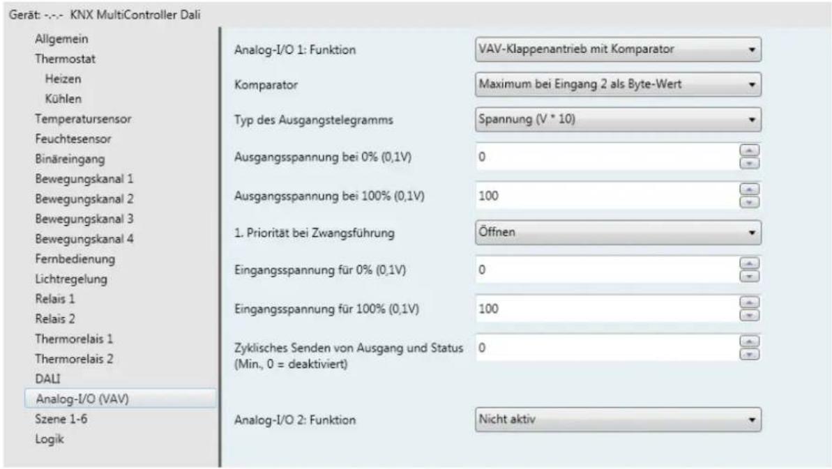 Esylux PD 360i/8 LIN - Objektausgabe als Spannungs- oder Prozentwert - 1