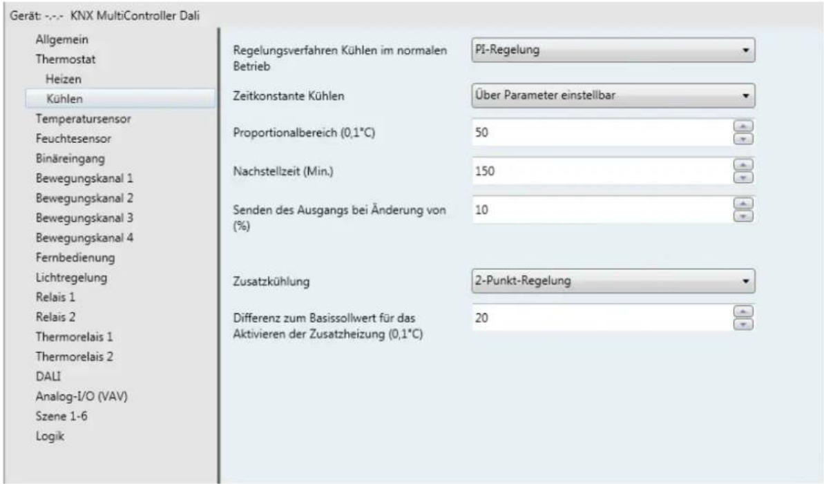 Esylux PD 360i/8 LIN - Abb. 10 Zusätzliche Heizungsparameter, Switch-Steuerung - 2