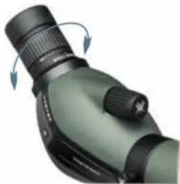 Vortex Diamondback 20-60x80 - Adjust the magnification - 1