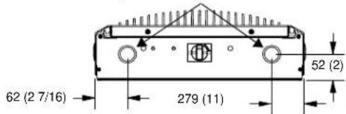 SunPower SPR-2800X - Dimensions and Knockout Locations - 4