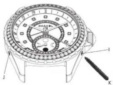 Chanel J12 Diamond Dial - Adjusting the moon phase function - 2