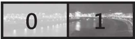 Uniclass HX120R - 1x2 Video Wall (example) - 2