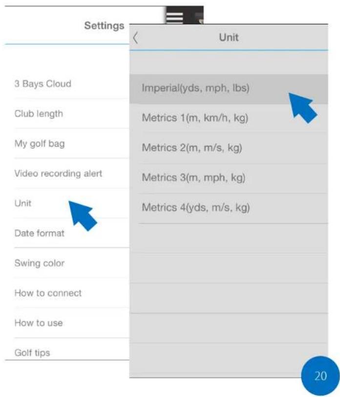 3Bays GSA ZONE - Unit format settings - 1