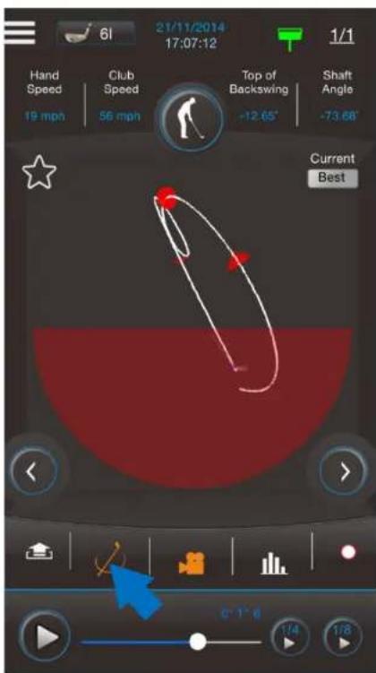 3Bays GSA ZONE - Playback of your swing arc - 1