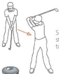 3Bays GSA ZONE - How to record your swing motions - 2